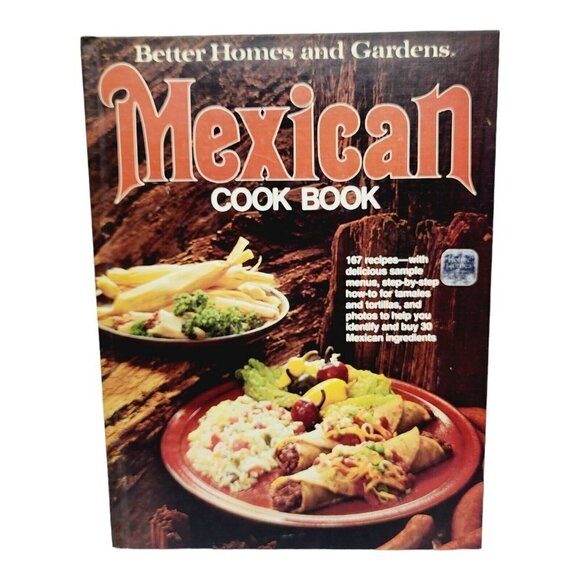 Vintage Better Homes & Gardens Mexican Cookbook Hardcover 1977 recipes - Picture 1 of 6